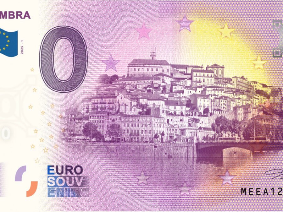Nota Euro Souvenir - Coimbra