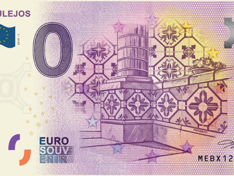 Nota Euro Souvenir - Azulejos