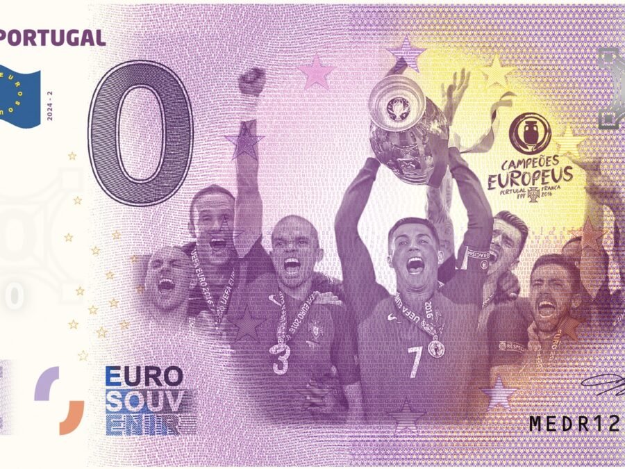 Nota Euro Souvenir FPF - Campeões Europeus 2016