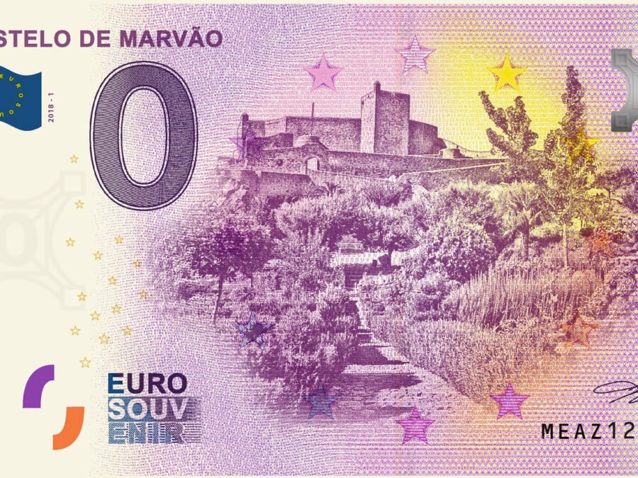 Nota Euro Souvenir - Castelo do Marvão