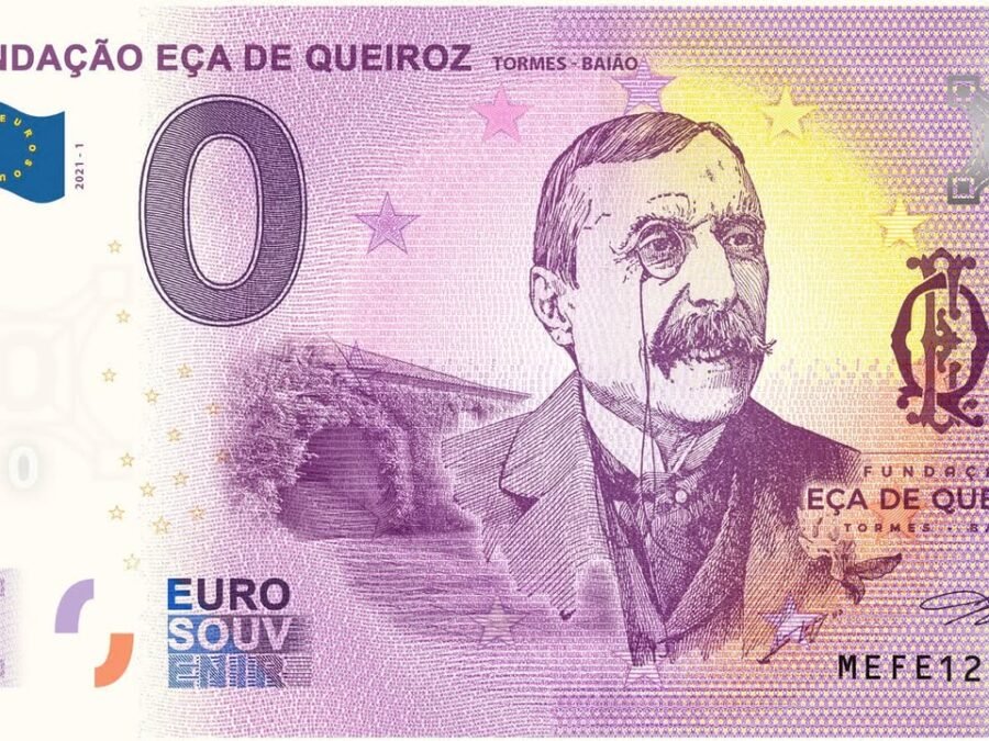 Nota Euro Souvenir - Fundação Eça de Queirós