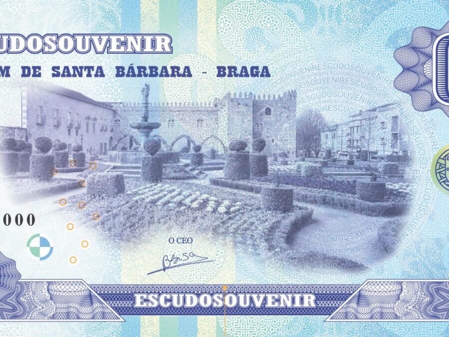 Escudo Souvenir dos Jardins de Santa Bárbara
