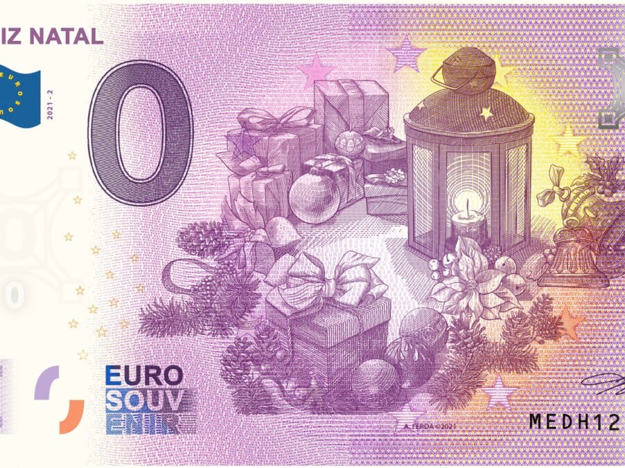 Nota Euro Souvenir - Feliz Natal