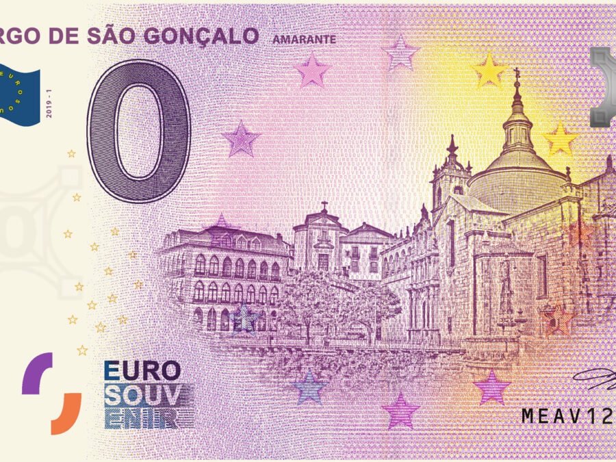 Nota Euro Souvenir - Largo de S. Gonçalo