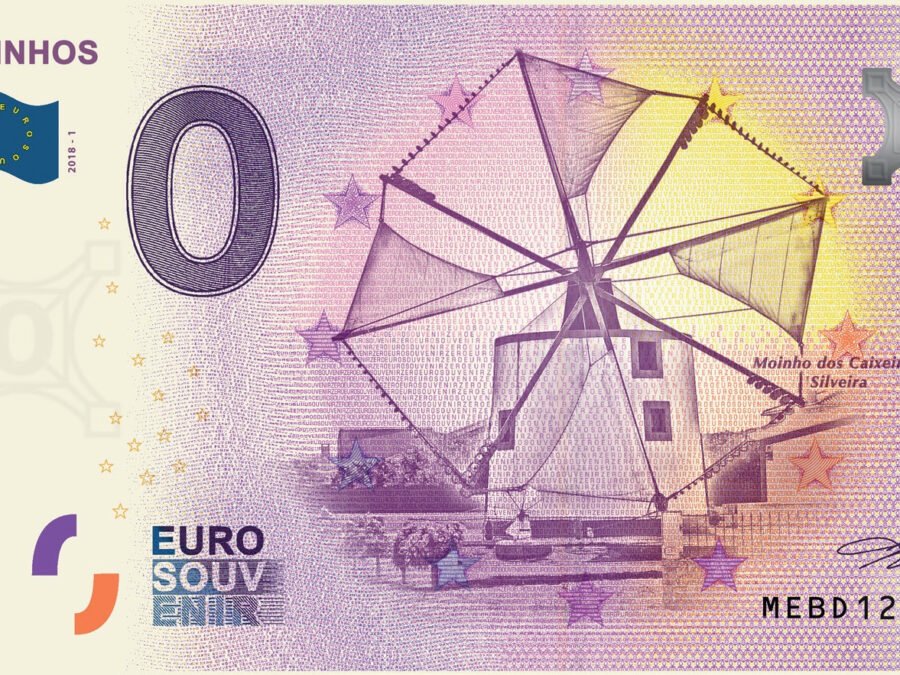 Nota Euro Souvenir - Moinhos