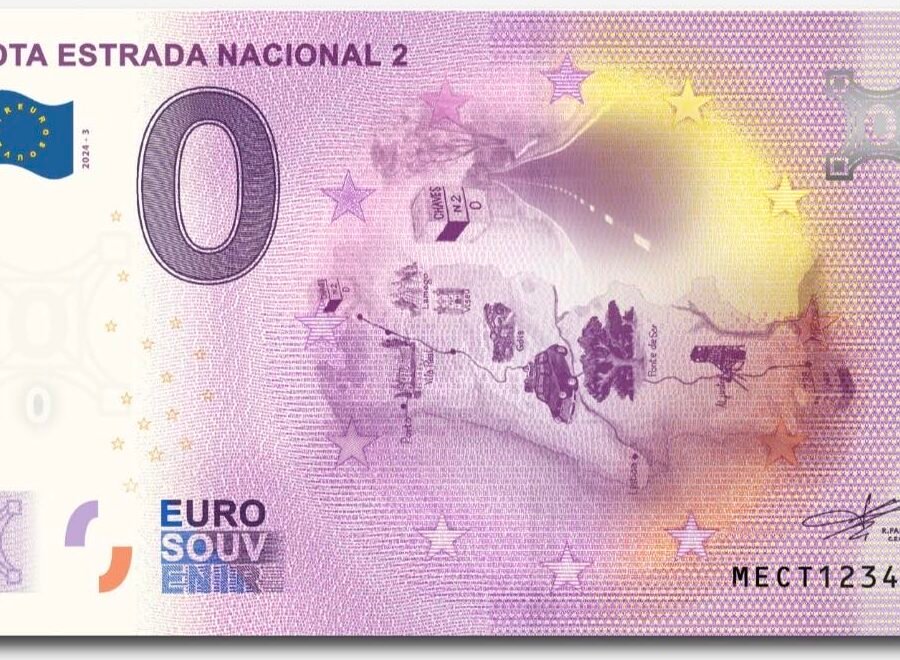 Nota Euro Souvenir- Estrada Nacional 2