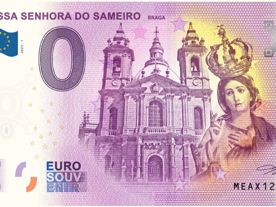 Nota Euro Souvenir - Nossa Senhora do Sameiro