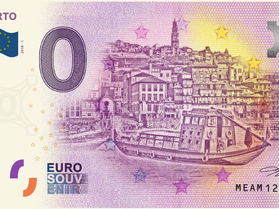 Nota Euro Souvenir - Cidade Porto