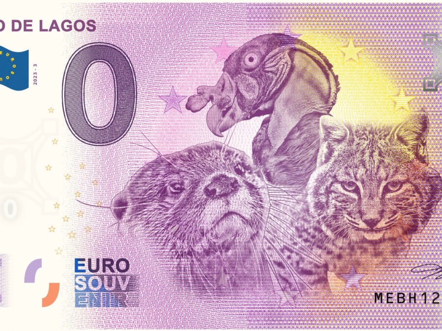 Nota Euro Souvenir - Zoo de Lagos