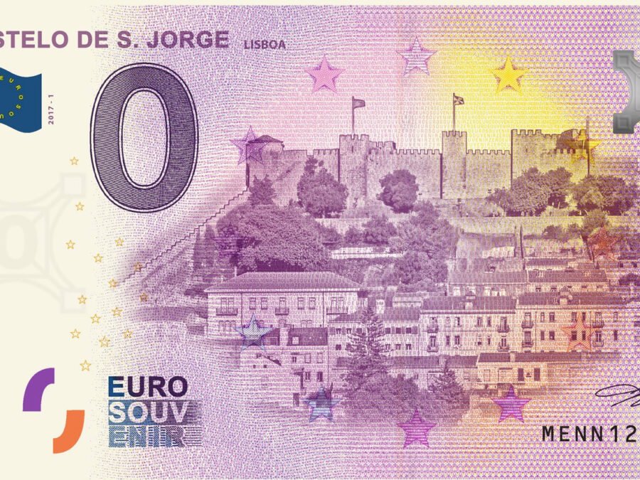 Nota Euro Souvenir - Castelo de S. Jorge
