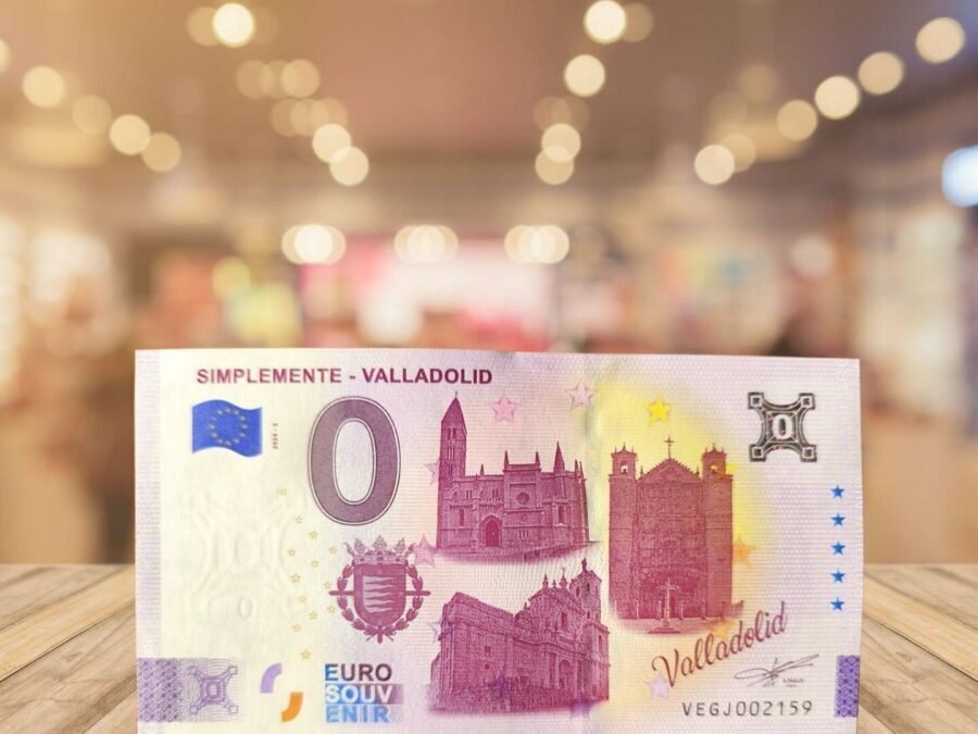Nota Euro Souvenir de Valladolid - Espanha