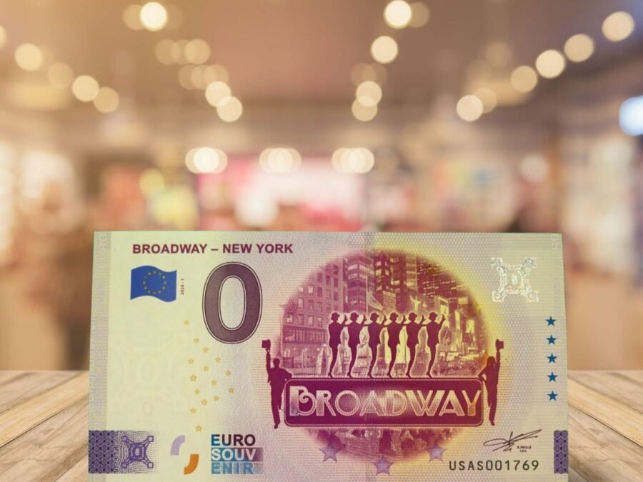 Nota Euro Souvenir - Broadway New York
